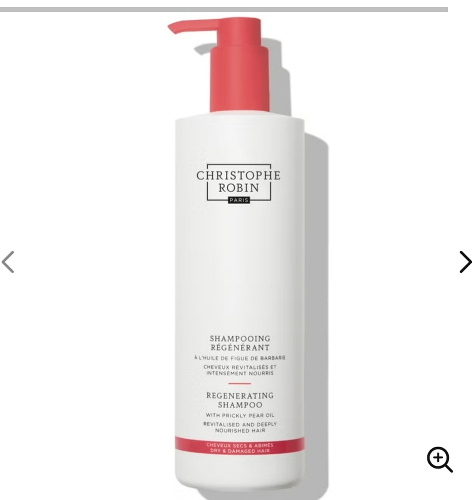 Christophe Robin Regenerating Shampoo with Prickly Pear Oil 500ml New